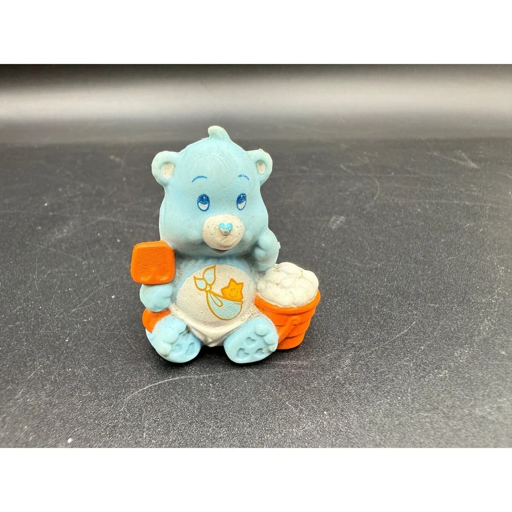 Vintage 1984 Baby Tugs Care Bears Figurine AGC Blue PVC Collectible‎
